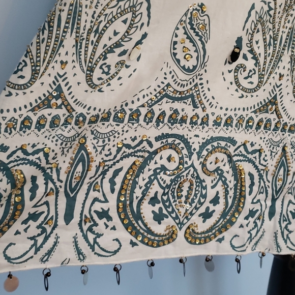 Victoria's Secret Beaded Cotton Dress - Picture 3 of 7